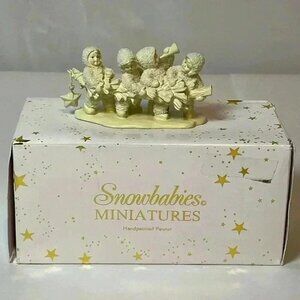 Dept 56 Snowbabies Miniatures Hi Ho Hi Ho To Frolic Lane We Go #76711‎ With Box